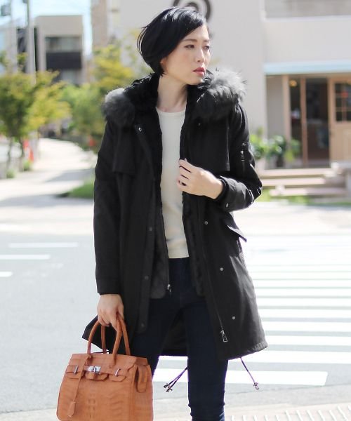 モッズコート レディース フード付き サンキョウショウカイ Sankyoshokai D Fashion
