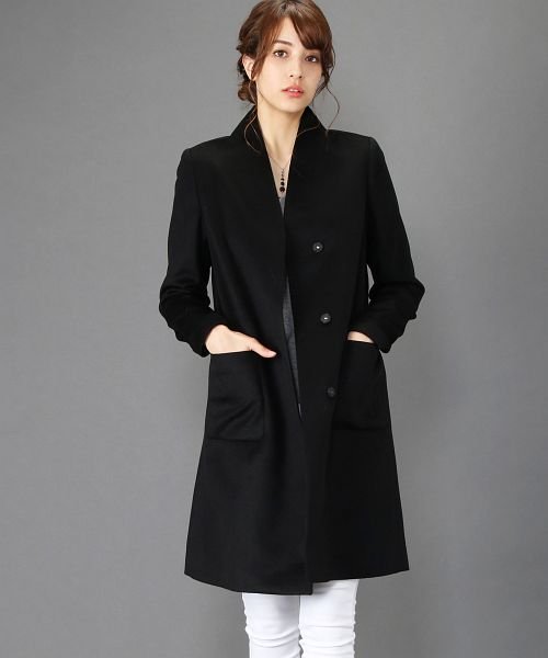 クーポン セール5 Off カシミヤコート 100 レディース ブラック サンキョウショウカイ Sankyoshokai D Fashion