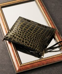 sankyoshokai/サンキョウショウカイ 三京商会 本物のクロコダイルレザー クラッチバッグ パーティーショルダーバッグ/501989696