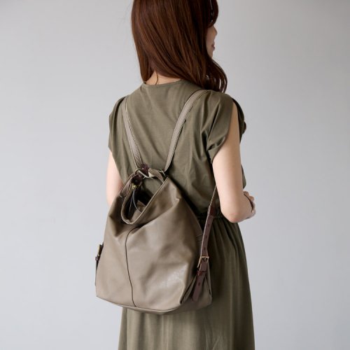 Haleine リュックサック レザー レディース 2way アレンヌ Haleine D Fashion