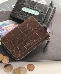 Mia Borsa/[Mia Borsa] クロコダイル型押し レザー カード＆コインケース パスケース メンズ/501990707