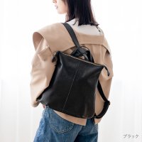 Jamale/ジャマレ Jamale 牛革レザーリュックサック/501990717