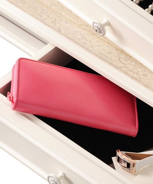 Haleine 日本製 牛革レザー 長財布 ラウンドファスナー レディース メンズ アレンヌ Haleine D Fashion