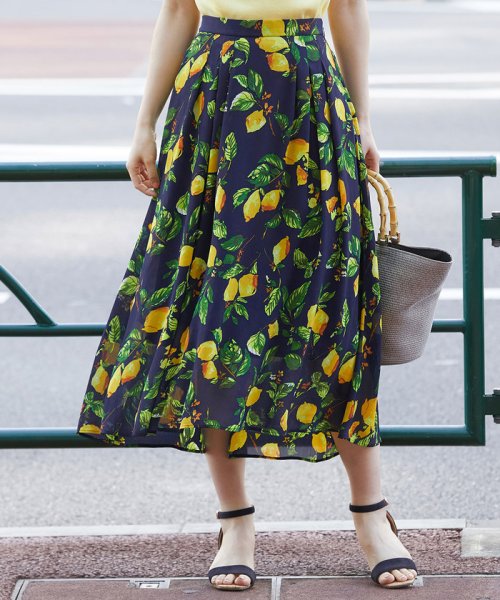 フルーツ柄ロングスカート ロペピクニック Rope Picnic D Fashion