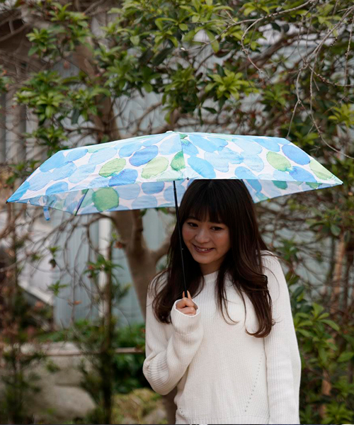 estaa エスタ 【超軽量】ミニ傘 UV 水彩ドット(501587640