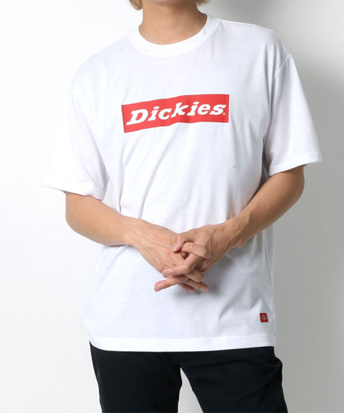 別注】【Dickies】ディッキーズ ストリートボックスロゴ 半袖Tシャツ 