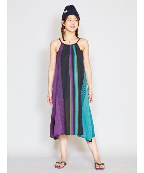 タイムセール10 Off チャイハネ カラパナストライプワンピース チャイハネ Cayhane D Fashion タイムセール10 Off チャイハネ カラパナストライプワンピース チャイハネ Cayhane D Fashion