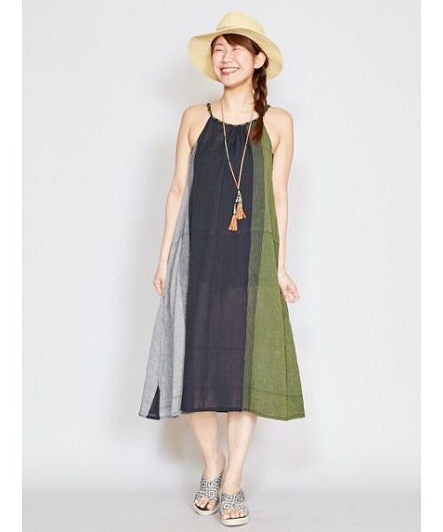 タイムセール10 Off チャイハネ カラパナストライプワンピース チャイハネ Cayhane D Fashion タイムセール10 Off チャイハネ カラパナストライプワンピース チャイハネ Cayhane D Fashion