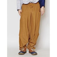 CAYHANE/【チャイハネ】yul ルーズMEN'Sサルエルパンツ キャメル/502007681