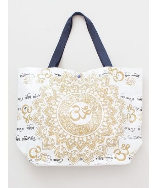 チャイハネ エスニック柄ビニールトートバッグ チャイハネ Cayhane D Fashion