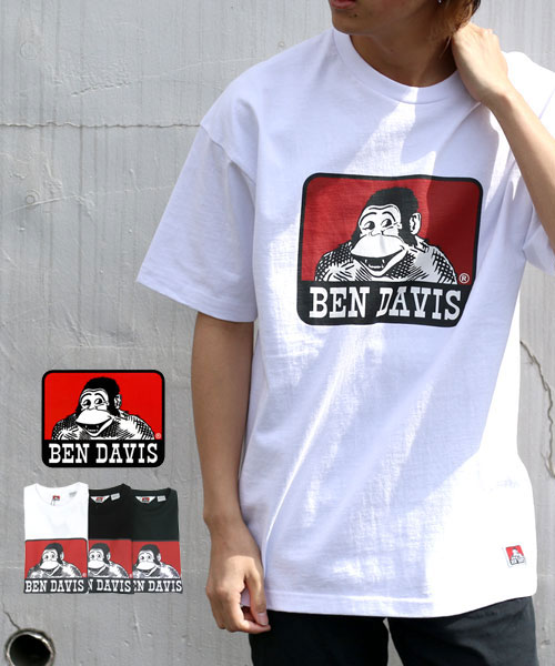 BEN DAVIS】ベンデイビス ゴリラアイコンロゴ 半袖Tシャツ(501979635) | マルカワ(MARUKAWA) - d fashion