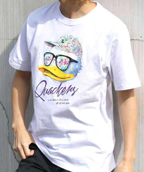 DUCK DUDE】ダックデュード リアルフェイス 半袖Tシャツ