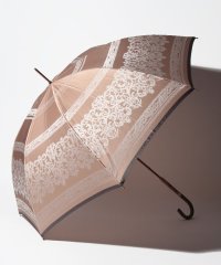 LANVIN Collection(umbrella)/LANVIN COLLECTION 婦人 長傘 先染 ジャガード レース柄/501913214