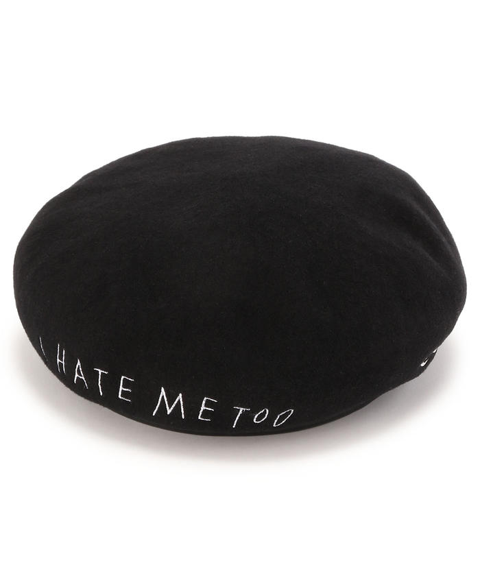 AZS TOKYO/アザストーキョー/I HATE ME TOO BERET/ベレー帽 AZS TOKYO/アザストーキョー/I HATE ME TOO BERET/ベレー帽