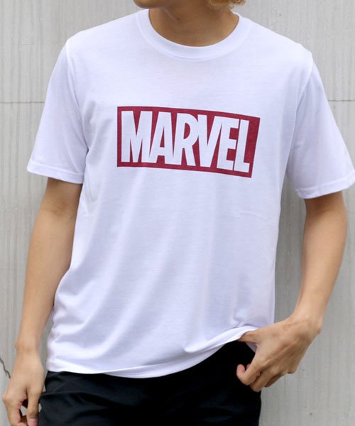 Marvel マーベル ボックスロゴ 半袖tシャツ マルカワ Marukawa D Fashion