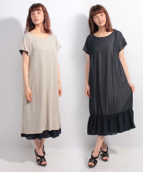 セール リバーシブルワンピース アースミュージック エコロジー Earth Music Ecology D Fashion
