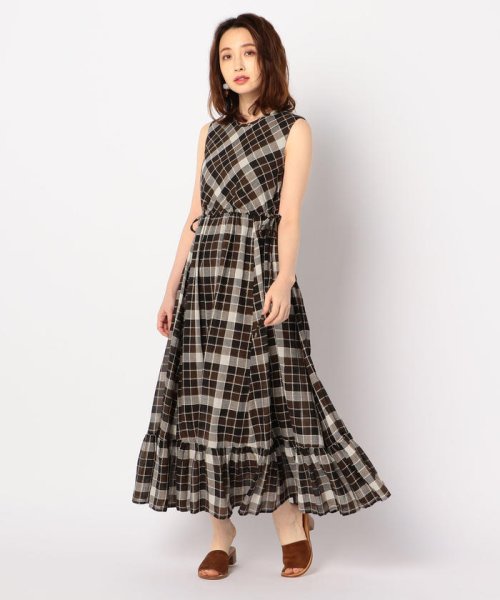 セール Ne Quittez Pas ヌキテパ チェックノースリーブワンピース ノーリーズ Nolley S D Fashion
