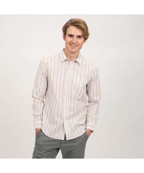 セール Dftランダムストライプシャツ長袖 エーグル メンズ ａｉｇｌｅ Men D Fashion