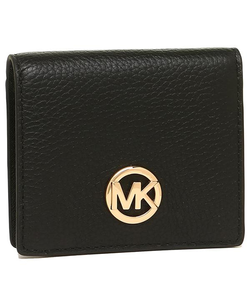 〇〇MICHAEL KORS マイケルコース 二つ折財布 ブラック