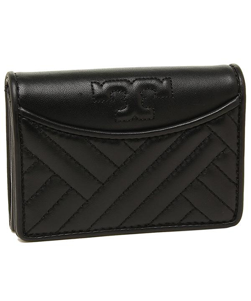 トリーバーチ 名刺入れ TORY BURCH 50648 001 ALEXAA FOLDABLE
