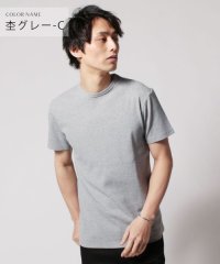 THE CASUAL/(バイヤーズセレクト)Buyer's Select スパンテレコ半袖Vネック/クルーネックカットソー/502288692