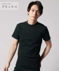 THE CASUAL/カジュアル THE CASUAL (バイヤーズセレクト)Buyer's Select スパンテレコ半袖Vネック/クルーネックカットソー/502288692