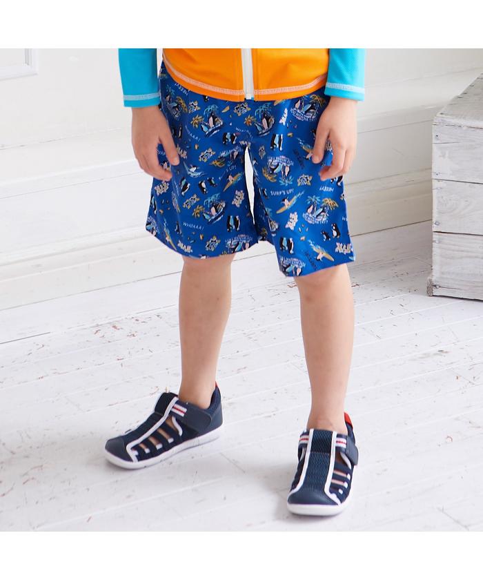 セール 50%OFF】BOY'Sペンギンサーフ柄トランクス水着(502002925