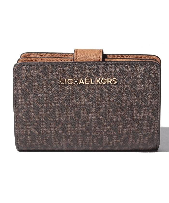 MICHAEL KORS 35F8GTVF2B JET SET TRAVEL BIFOLD ZIP COIN WALLET