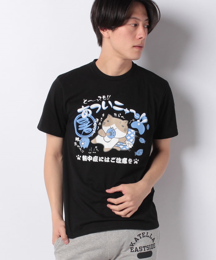 クーポン】ねこぶちさん プリント 半袖Tシャツ(502266635