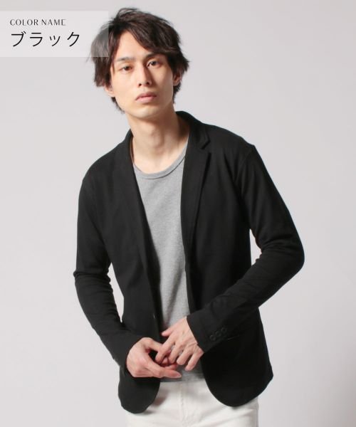 ネバー Never Coolmax鹿の子テーラードジャケット ザ カジュアル The Casual D Fashion