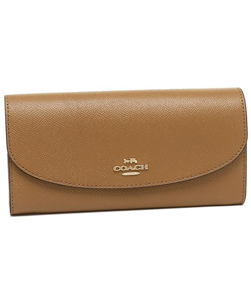 コーチ 財布 アウトレット COACH F54009 クロスグレイン レザー スリム