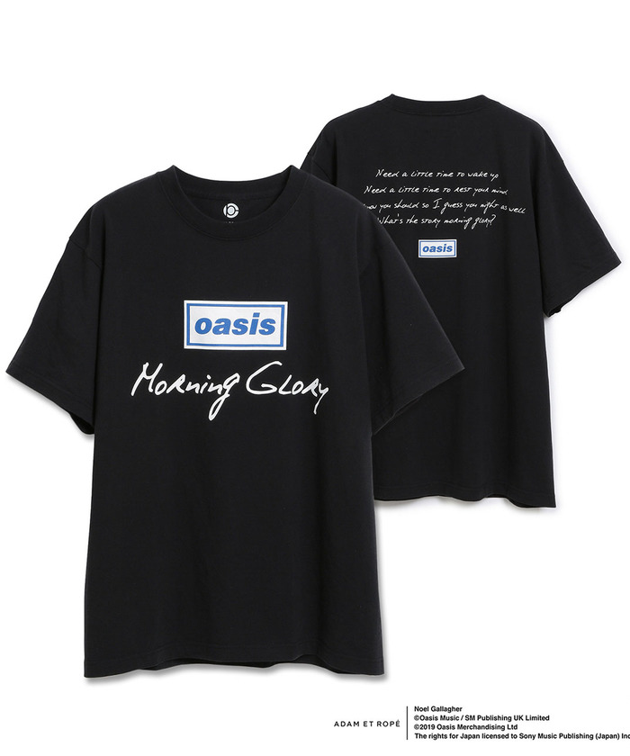 【目玉SALE】oasis オアシス　アダムエロペ　 Tシャツ　黒　Mサイズ