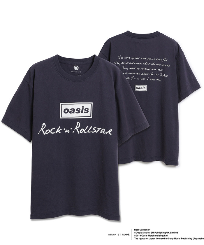 まとめ買い割引中　oasis リリックTシャツ　サイズM