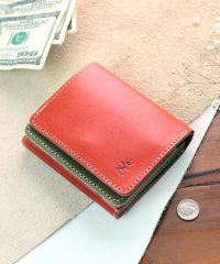 ZARIO-GRANDEE－/ザリオグランデ ZARIO－GRANDEE－ 財布 メンズ 二つ折り 本革 牛革 栃木レザー 日本製 二つ折り財布 ダブルフラップ バイカラーデザイン/502305429