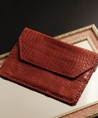 sankyoshokai/サンキョウショウカイ 三京商会 ヘンローン社製原皮使用 クロコダイル クラッチバッグ マット加工/502311252