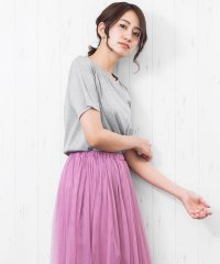 mili an deni/レディース トップス 抗菌 NANOFINE Vネック 半袖 Tシャツ/502355185