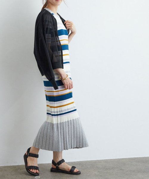 セール マルチボーダーニットワンピース ロペ Rope D Fashion