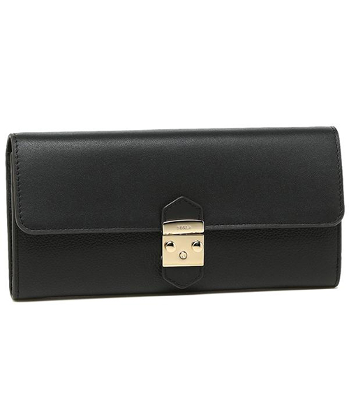 新品未使用 FURLA フルラ 長財布 ブラック フルラ 長財布 本革 レザー L字ファスナー ブランド ロング