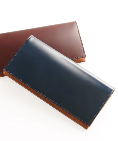 Prairie 日本製コードバンレザー長財布 プレリー Prairie D Fashion Prairie 日本製コードバンレザー長財布 プレリー Prairie D Fashion