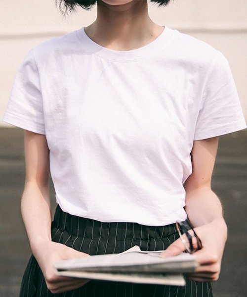 セール バックリボン トップス レディース 春 きれいめ Tシャツ 半袖 カットソー 無地 即納 ミニミニストア Miniministore D Fashion