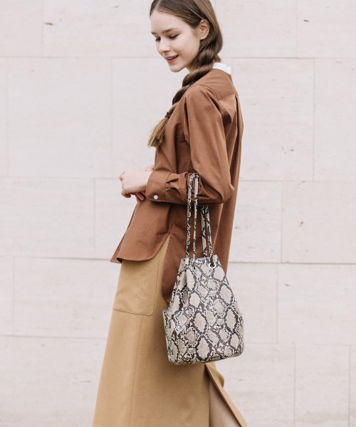 セール カシュカシュ Cachecache 丸底巾着バケツショルダーバッグ 502357110 カシュカシュ Cache Cache D Fashion
