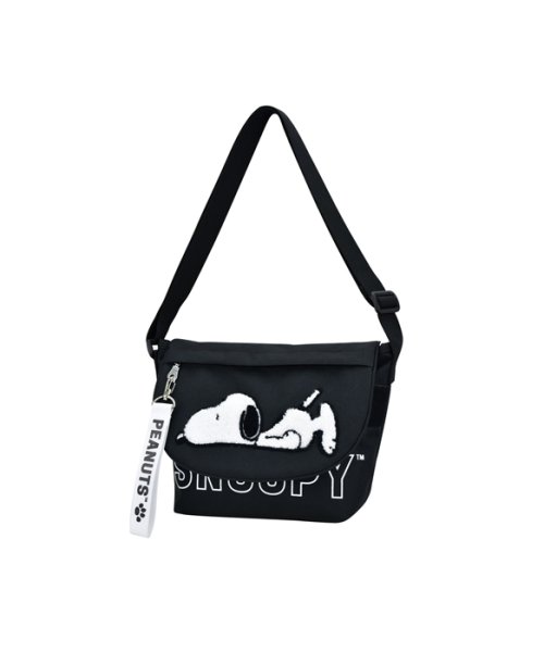 Snoopy スヌーピー ねそべりスヌーピー メッセンジャー メッセンジャーバッグ ショルダーバッグ ランナー Runner D Fashion