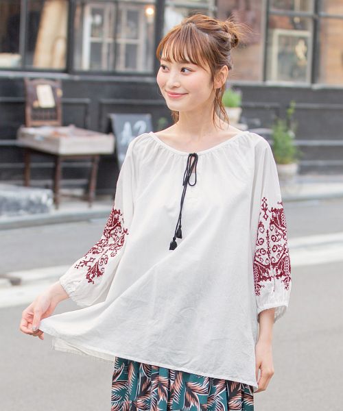 journal standard L'essage ブラウス シャツ DEVEAUX/DOT/ムジ
