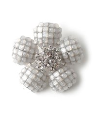 cream dot/クリームドット Cream dot. シックな装いもパッと大人華やか、フラワーピン/ブローチ/502385871