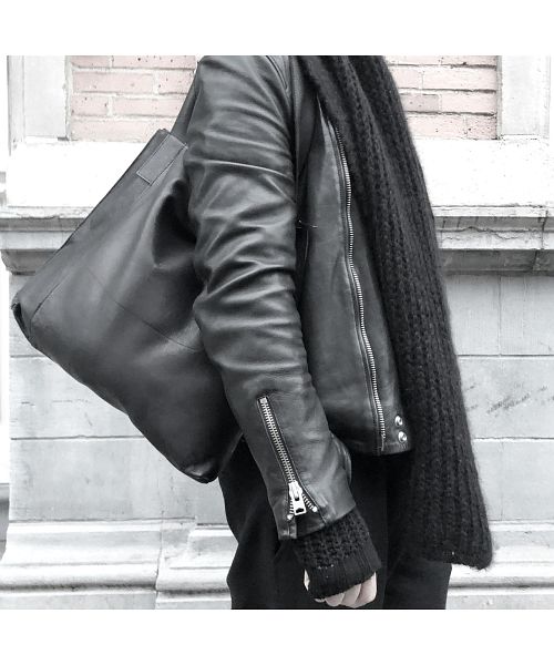 Leather shoulder bag 'simple' 2(502375327) | パトリックステファン 