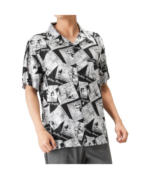 ディズニー ミッキー アロハシャツ マックハウス メンズ Mac House Men D Fashion