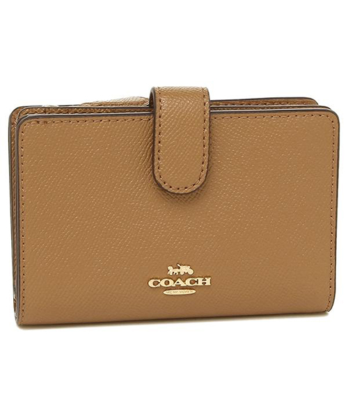 COACH 財布 アウトレット コーチ F11484 クロスグレイン ミディアム