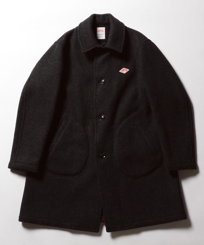 DANTON/ダントン】モッサーステンカラーコート#JD-8906 DANTON/ダントン】モッサーステンカラーコート#JD-8906