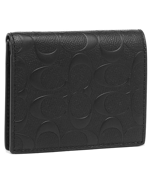 コーチ 折財布 アウトレット メンズ COACH F11970 BLK ブラック