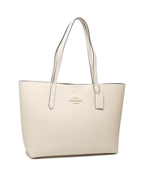 コーチ トートバッグ白 美品 持ち出す ⬇️値下げ